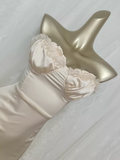 Sheath Sweetheart Satin Vacation Dress Birthday Dresses SD0068