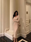 Sheath V Neckline Prom Dresses Birthday Outfits Evening Gown SD1069