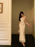 Sheath Straps Floral Satin Prom Dresses Birthday Outfits Evening Gown SD1119