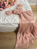 A Line Off The Shoulder Burgundy Satin Evening Gown Prom Dresses SD1426 HZ0628