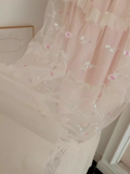 A line High Neck Floral Lace Vacation Dress Tulle Long Women Dresses SD143