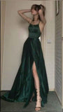 Green Long Prom Dresses Formal Graduation Party Dress Evening Dress SD1514 HZ0628