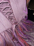 A Line Sweetheart Sequin Lilac Floor Length Evening Dress Prom Dresses SD1607