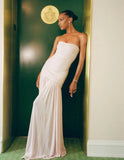 Mermaid Pink Long Prom Dresses Formal Graduation Party Dress Evening Dress SD1664