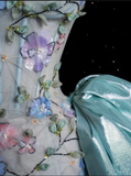 Mermaid Sweetheart Satin Blue Party Dress Long Prom Dress Evening Dresses SD1859 HZ0628