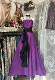 Fashion A line Spaghetti Straps Grape Floor Length Evening Dress Prom Dresses SD1897