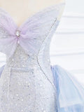 Mermaid Sweetheart Sequin Long Prom Dress Evening Dress Formal Dress SD2131