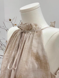 A Line Halter Short Women's Holiday Dresses SD213
