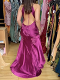 Mermaid Spaghetti Straps Backless Long Prom Dress Evening Dress Formal Dress SD2200 HZ0628