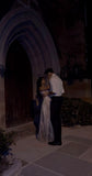 A line V Neckline Sequin White Long Prom Dresses Long Party Dress SD2245