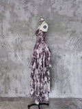 A line Spaghetti Straps Floral Long Prom Dresses Birthday Dress For Women SD246
