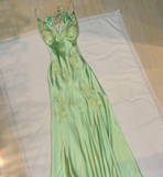 Mermaid Spaghetti Straps Backless Long Party Dresses Prom Dresses SD2714 HZ0628