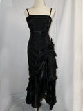 Mermaid Spaghetti Straps Satin Long Party Dress Prom Dresses SD2806