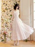 A Line Spaghetti Straps Pink Ankle Length Evening Dress Prom Dresses SD2817