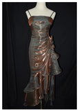 Mermaid Spaghetti Straps High Low Party Dress Prom Dresses SD2820 HZ0628