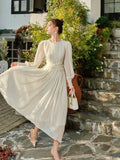 A line Scoop Neckline Chiffon Ankle Length Evening Dress Prom Dresses SD2849