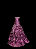 Mermaid Sweetheart Neckline Taffeta Prom Dress Ruffle Long Party Dress SD2941