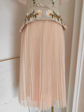 A Line Square Neckline Short Sleeves Party Dress Holiday Birthday Dresses For Women SD358