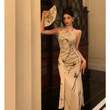 Sheath Halter Date Night Dress Prom Dresses Party Dress Birthday Outfits SD784