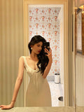 A Line Straps White Prom Dresses Birthday Outfits Evening Gown SD909