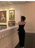 Sheath One Shoulder Black Prom Dresses Birthday Outfits Evening Gown SD960