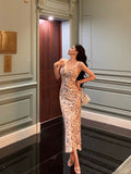 Sheath V Neckline Floral Prom Dresses Birthday Outfits Evening Gown SD976