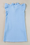 V-Neck Cap Sleeve Mini Dress DJPT
