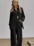 Up Long Sleeve Shirt and Pants Set DJPT
