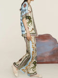 Short Sleeve Top and Pants Set DJPT