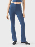 Zipper Detail High Waist Active Pants DJPT