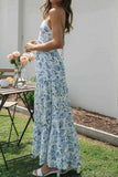 Halter Neck Tiered Maxi Dress DJPT