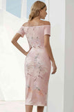 Off-Shoulder Split Dress DJPT