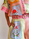 Button Down Shirt and Shorts Set DJPT
