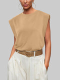 Round Neck Cap Sleeve T-Shirt DJPT