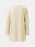Size Round Neck Long Sleeve T-Shirt DJPT