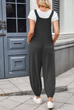 Knotted Strap Overalls with Pockets DJPT