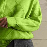 Turtleneck Long Sleeve Sweater DJPT
