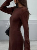 Knit Cami Dress and Cover Up Sweater Set DJPT