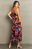 Cutout Spaghetti Strap Tiered Dress DJPT