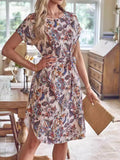 Short Sleeve Casual Dress DJPT