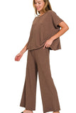 Cotton Slub Top & Pants Set DJPT