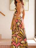 Halter Neck Maxi Cami Dress DJPT