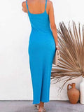 Tank Midi Dress with Side Slit DJPT