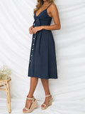 Smocked Sweetheart Neck Cami Dress DJPT