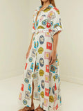 Oversized Shirt Dress with Belt DJPT