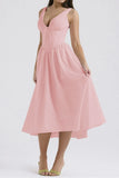 V-Neck Sleeveless Dress with Pockets DJPT