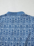 Contrast Ric-Rac Puff Sleeve Top DJPT
