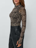 Mock Neck Long Sleeve T-Shirt DJPT