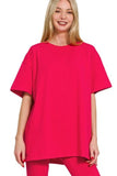 Cotton Round Neck Top & Legging Set DJPT