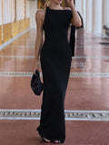 Tied Sleeveless Maxi Dress DJPT